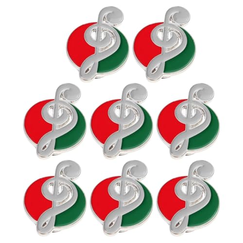 VERDANVERSE 8stücke Musiknoten Brosche Emaille Schmuck Kawaii Anstecknadel Für Kleidung Hüte Rucksäcke Musikliebhaber Konzert Und Alltagsgeschenk von VERDANVERSE