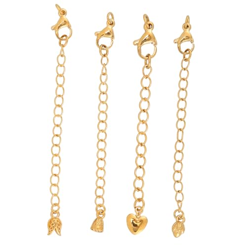 VERDANVERSE 8 Stück Teiliges Stilvolle Schmuckverlängerungsketten Praktische Verlängerung für Halsketten Armbänder und Fußkettchen Einfaches DIY anpassen der Langlebige Verbindungsketten für von VERDANVERSE