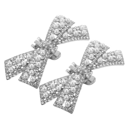 VERDANVERSE Abnehmbare Schleifen Schuhclips Damen Hochzeitsschmuck Clip Schuhverzierung für High Heels Pumps Sandalen Vielseitig Wiederverwendbar Festliche Accessoires Braut von VERDANVERSE