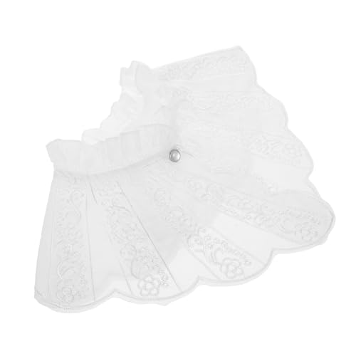VERDANVERSE Abnehmbare Spitzenbluse für Damen Dickey Fake Collar Weichem mit Elegantem Design für Vielseitige Outfits und Anlässe für Kostüme und Partys VERDANVERSE Abnehmbare Spitzenbluse für Damen Dickey Fake Collar Weichem mit Elegantem Design für Vielseitige Outfits und Anlässe für Kostüme und Partys von VERDANVERSE