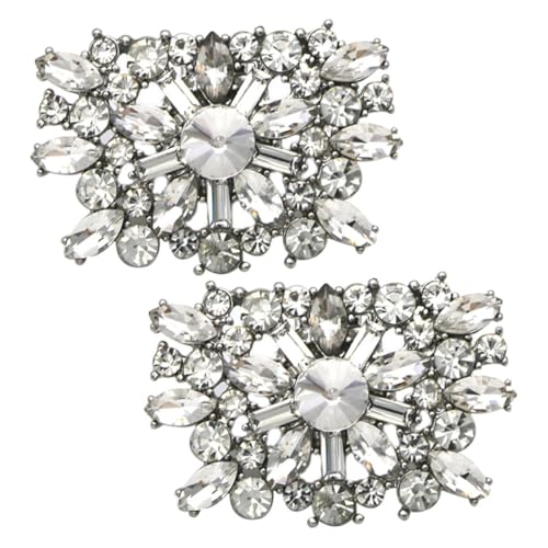 VERDANVERSE Abnehmbare Strass Schuhclips Langlebiger Legierung Schuhschmuck Dekoration für Damen High Heels Schuhspangen für Festliche Anlässe und Alltag von VERDANVERSE