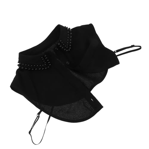 VERDANVERSE Abnehmbarer Damen Krageneinsatz mit Perlenverzierung Dekorativer Fake Collar für Hemden und Pullover Eleganter Falscher Kragen Vielseitiges Accessoire für Casual und Formelle von VERDANVERSE