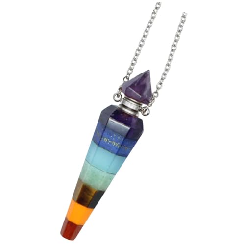VERDANVERSE Aromatherapie Halskette für Damen Sechseckiger Flakon Bunter Anhänger Ätherische Öle Duftspender Eleganter Schmuck VERDANVERSE Aromatherapie Halskette für Damen Sechseckiger Flakon Bunter Anhänger Ätherische Öle Duftspender Eleganter Schmuck von VERDANVERSE