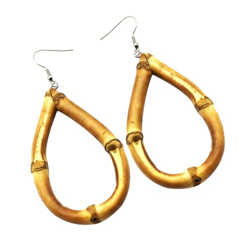 VERDANVERSE Bambuswurzel Ohrringe Tropfenform Naturholz Ohrhänger Damen Schmuck Leicht Langlebig Einzigartig Geschenk VERDANVERSE Bambuswurzel Ohrringe Tropfenform Naturholz Ohrhänger Damen Schmuck Leicht Langlebig Einzigartig Geschenk von VERDANVERSE