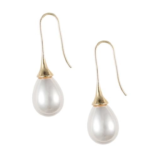 VERDANVERSE Baumelnde Perlenohrringe Damen Tropfen Ohrhänger Statement Schmuck Elegant Vielseitig Für Alltag Und Festliche Anlässe von VERDANVERSE