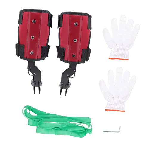 VERDANVERSE Baumkletterschuhe mit Rutschfesten Schuhspikes Verstellbare Kletterausrüstung mit Breitem Pedal und Hoher Härte Passend für Sicheres Baumklettern und Outdoor Arbeiten von VERDANVERSE