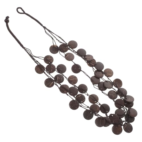 VERDANVERSE Boho Mehrschichtige Holzperlenkette Elegante Chunky Kurze Halskette aus Kokosnuss Schmuckaccessoire für Alltag Party Hochzeit und Geschenk VERDANVERSE Boho Mehrschichtige Holzperlenkette Elegante Chunky Kurze Halskette aus Kokosnuss Schmuckaccessoire für Alltag Party Hochzeit und Geschenk von VERDANVERSE