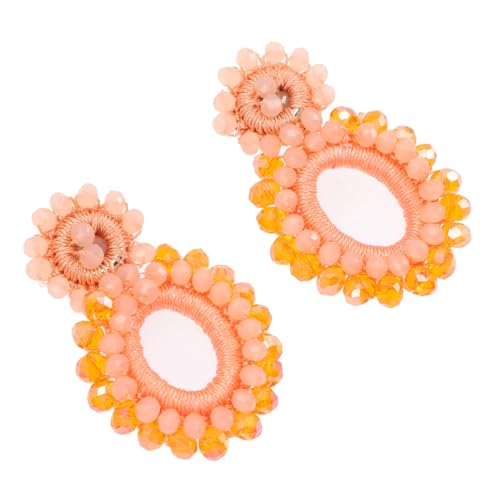 VERDANVERSE Boho Statement Ohrringe Damen Tropfenförmige Perlenohrringe Sommer Ohrschmuck Trendige Gewebte Beaded Dangle Ohrringe für Frauen Eleganter Stil von VERDANVERSE