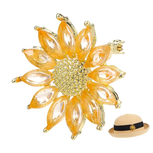 VERDANVERSE Brosche Anstecknadel Damen Modische Blume Pin Kleidung Accessoire Geschenkidee Für Mantel Schal Tasche Schmuck von VERDANVERSE