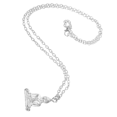 VERDANVERSE Buddha Anhänger Halskette Herren Damen Vintage Stil Robuster Legierungsanhänger Modisches Schmuckstück Vielseitig für Alltag und Party Geeignet von VERDANVERSE
