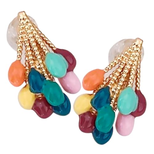 VERDANVERSE Bunte Vintage Ohrringe für Frauen Baumelnde Tropfenohrringe Hochwertigem Material Perfektes Accessoire für Minimalistisches Design für Einen Modischen Look von VERDANVERSE