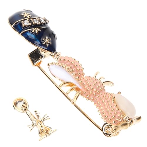 VERDANVERSE Charming Rabbit Balloon Brosche für Frauen Tierbrosche Anstecknadel Modisches Accessoire für Damen für Anlässe Casual oder Business Kombinieren mit Outfits und Accessoires von VERDANVERSE