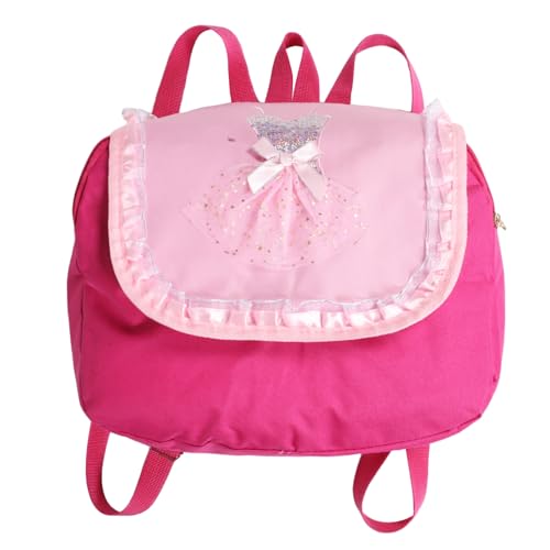VERDANVERSE Cute Ballet Dance Rucksack Für Mädchen Tutu Tanzbeutel Mit Mehreren Fächern Für Ballett Latin Und Schulgebrauch Für Tanzkleidung Und Accessoires von VERDANVERSE