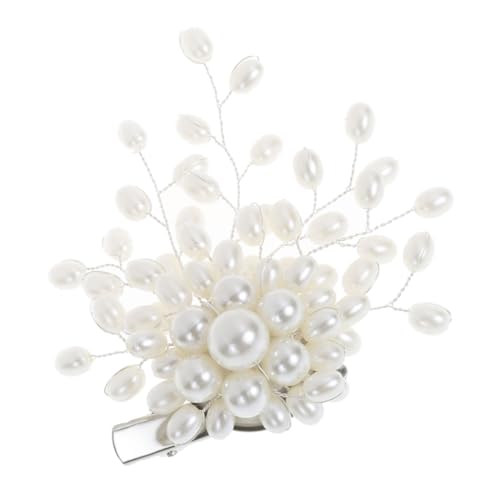 VERDANVERSE Damen Brosche mit Künstlichen Perlen Silberfarben Robuste Anstecknadel Festliche Schmuckdekoration für Hochzeit Party Brautstrauß und Besondere Anlässe von VERDANVERSE