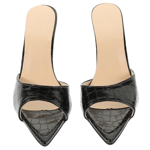 VERDANVERSE Damen High Heel Sandaletten mit Spitzem Zehenbereich Feiner Verarbeitung Modisch und Angenehm für Sommerpartys und Festliche Anlässe Vielseitig Kombinierbar mit Zufällige Farbe von VERDANVERSE
