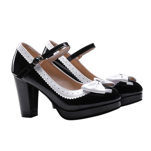 VERDANVERSE Damen Schuhe Frühling Herbst Dünn Schleifen Design Pumps mit Mittlerem Absatz Modisch Komfortabel Vielseitig Kombinierbar für Alltag und Büro von VERDANVERSE