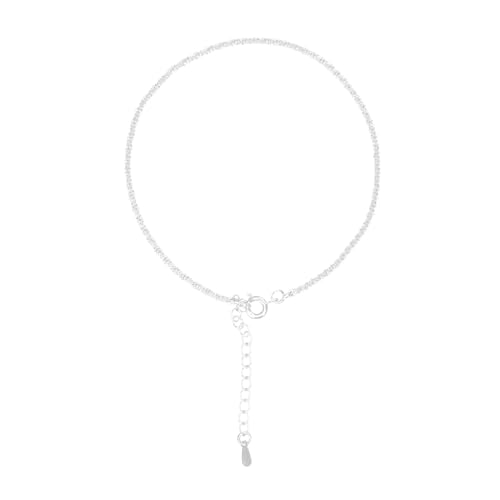 VERDANVERSE Delikates Silbernes Fußkettchen Damen Verstellbare Fußkette Modisch Elegant Schmuckstück für Strand und Alltag Allergikerfreundlich von VERDANVERSE