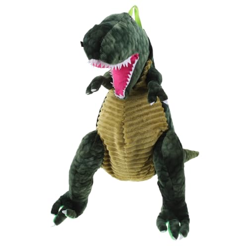 VERDANVERSE Dinosaurier-Rucksack Simulation Tierform Tasche Junge Mädchen Geburtstag Schulranzen Reisen Wandern Camping Spaziergänge Atmungsaktives Plüschmaterial von VERDANVERSE