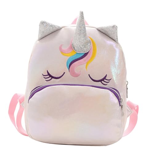 VERDANVERSE Einhorn-Rucksack Einkaufsrucksack Reisetasche Aufbewahrungstasche Schulbuchtasche Für Mädchen Studentinnen Und Frauen Mit Cartoon-Einhorn-dekor Kompaktem Design Leichtem Gewicht Un von VERDANVERSE