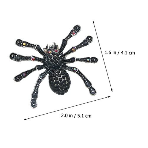 VERDANVERSE Eleganter Strass Schuhclip Spinnenform Abnehmbar Modisches Schuhzubehör für Flache Schuhe Stiefel Sandalen High Heels Geeignet für Hochzeit Party Alltag Langlebig und Sicher von VERDANVERSE