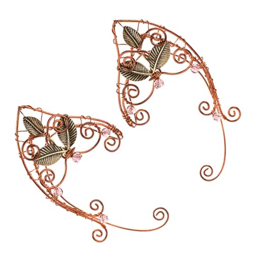 VERDANVERSE Elfenohren Ohrclip aus Legierung Damen Ohrklemme Modischer Ohrschmuck Non piercing Einfach zu Tragen Vielseitig für Frauen Mädchen Cosplay Alltag von VERDANVERSE