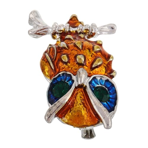 VERDANVERSE Eulenbrosche Einzigartige Anstecknadel für Kleidung Hüte und Taschen Vielseitiges Accessoire für Stilvolle Perfektes für Freunde und Familie von VERDANVERSE