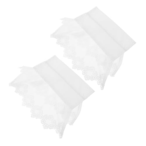 VERDANVERSE Feine Spitzenmanschetten Damen Fake Sleeve Armschmuck mit Spitze Verstellbar Fingerlos Vielseitig für Hochzeit Party und Alltag Stilvolle Netzspitzen accessoires von VERDANVERSE