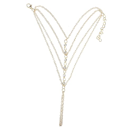 VERDANVERSE Fingerkette Armband Strass Modisches Handketten Schmuckstück für Damen Vielseitig Einsetzbar für Partys und Alltag von VERDANVERSE