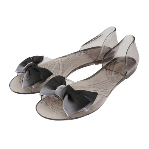 VERDANVERSE Flache Damen Sandalen Fischmaul Sommer Strandschuhe Atmungsaktiv Rutschfest Fußanpassung Vielseitig Für Jeans Shorts Röcke von VERDANVERSE