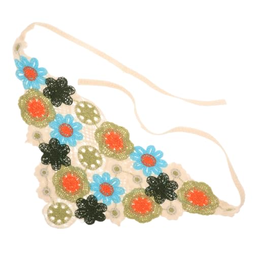 VERDANVERSE Gehäkeltes Atmungsaktives Bandana Haarband Damen Modisches Dreieckstuch für Alltag Yoga Outdoor Weiches Stirnband Vielseitig Kombinierbar für Party Dating Festlichkeiten von VERDANVERSE