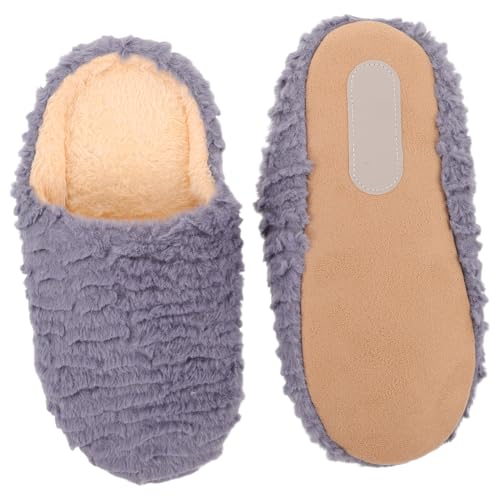 VERDANVERSE Geräuschlose Hausschuhe mit Weicher Sohle für Herren und Damen Rutschfest Warm Gefüttert Atmungsaktiv für Frühling Herbst Winter von VERDANVERSE
