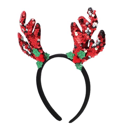 VERDANVERSE Weihnachten Antler Haarreif Lustiges Stirnband Für Erwachsene Festliche Kopfbedeckung Für Weihnachtsfeiern Langlebig Und Bequem Accessoire Für Unvergessliche Fotos Und Festliche von VERDANVERSE