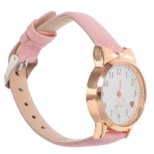 VERDANVERSE Glow Kinderuhr mit Katzenohr Design Einstellbare Armbanduhr mit Leuchtenden Zeigern für zu Weihnachten oder Ostern von VERDANVERSE