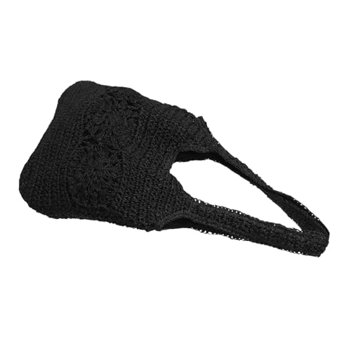 VERDANVERSE Große Strohtasche Damen Sommer Schultertasche Strand Tote Bequeme Tragegurte Lässiger Stil Vielseitige Modeaccessoire für Urlaub Einkauf und Alltag von VERDANVERSE