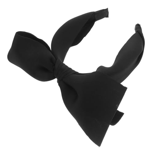 VERDANVERSE Großes Schleifen haarband Damen Komfortabel Gepolstert Vielseitig für Haartypen Modisches Stirnband Party Accessoire Schwarz von VERDANVERSE