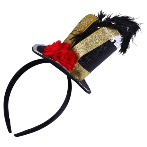 VERDANVERSE Haarband Halloween Soldaten Mini Hut Stirnband Performance Kopfschmuck Haarschmuck Haarband von VERDANVERSE