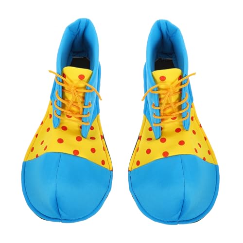 VERDANVERSE Halloween Clown Schuhe Blau Große Cosplay Party Schuhe Komfortabel Für Karneval Kostüm Zubehör Erwachsene von VERDANVERSE