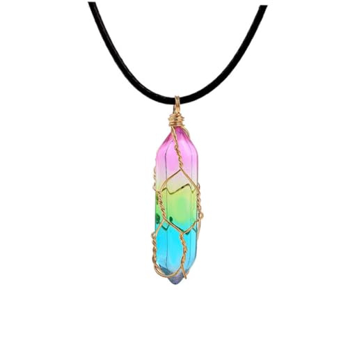 VERDANVERSE Halskette Damen mit Farbigem Rhombus Anhänger Kreative Transparente Modisches Schmuckaccessoire für Alltag Party und Urlaub Langlebiger Edelstein Anhänger VERDANVERSE Halskette Damen mit Farbigem Rhombus Anhänger Kreative Transparente Modisches Schmuckaccessoire für Alltag Party und Urlaub Langlebiger Edelstein Anhänger von VERDANVERSE