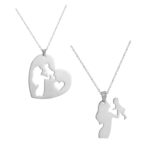 VERDANVERSE Halskette Mutter Junge Mädchen Anhänger Set Kreative Muttertags Schmuck Teilig Elegantes Design Langlebig und Alltagstauglich Verarbeitung für Damen VERDANVERSE Halskette Mutter Junge Mädchen Anhänger Set Kreative Muttertags Schmuck Teilig Elegantes Design Langlebig und Alltagstauglich Verarbeitung für Damen von VERDANVERSE