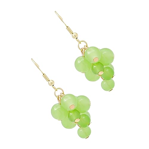 VERDANVERSE Handgefertigte Damen Ohrringe Dekorative Ohrstecker Mit Trauben Motiv Obst-ohrringe Ohrschmuck Aus Strapazierfähigem Material von VERDANVERSE