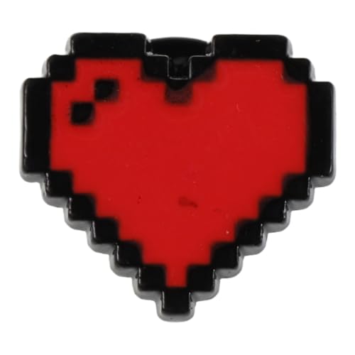 VERDANVERSE Herzförmige Brosche aus Zinklegierung Modischer Anstecker für Kleidung Rucksäcke Taschen Vielseitiges Accessoire für Valentinstag Partys Geburtstage Liebevolles Design von VERDANVERSE