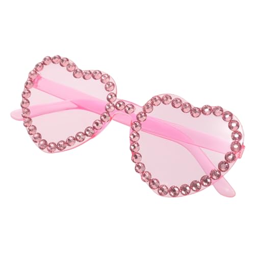 VERDANVERSE Herzförmige Sonnenbrille Kreative Partybrille Fotorequisite Langlebig Romantisch für Damen und Valentinstag Kostümzubehör VERDANVERSE Herzförmige Sonnenbrille Kreative Partybrille Fotorequisite Langlebig Romantisch für Damen und Valentinstag Kostümzubehör von VERDANVERSE