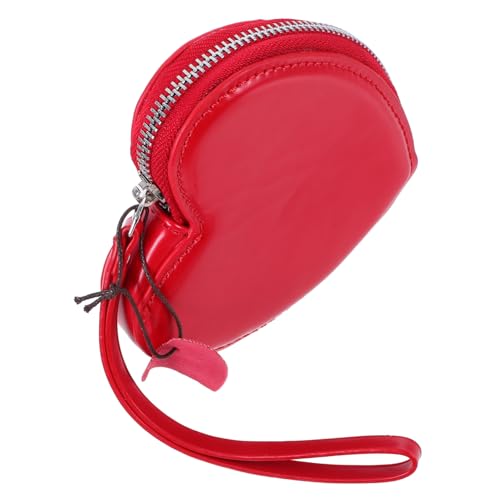 VERDANVERSE Herzförmiger Geldbeutel PU Kompakter Münzgeldbeutel mit Großem Fassungsvermögen für Id Karten Bargeld und Münzen Perfektes für Frauen und Mädchen von VERDANVERSE