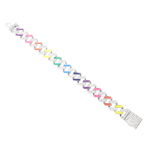 VERDANVERSE Hip Hop Stil Strassarmband Unisex Handgelenkschmuck Diamantarmband für Männer und Frauen Perfektes Accessoire für Partys Geburtstage und Besondere Anlässe von VERDANVERSE