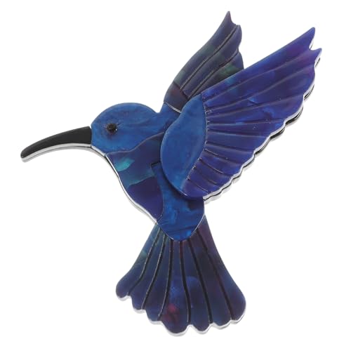 VERDANVERSE Hummingbird Brosche Anstecknadel Pin Tiermotiv Bunte Farben Kreative Mode Accessoire für Kleidung Hut Rucksack Vielseitig und Langlebig von VERDANVERSE