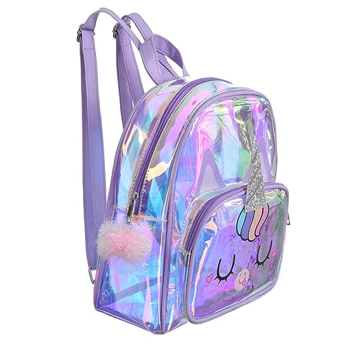 VERDANVERSE Entzückender Cartoon Bookbag Mit Einhorn Design Kindergarten Schultasche Atmungsaktives Material Verstellbare Schultergurte Für Junge Mädchen von VERDANVERSE