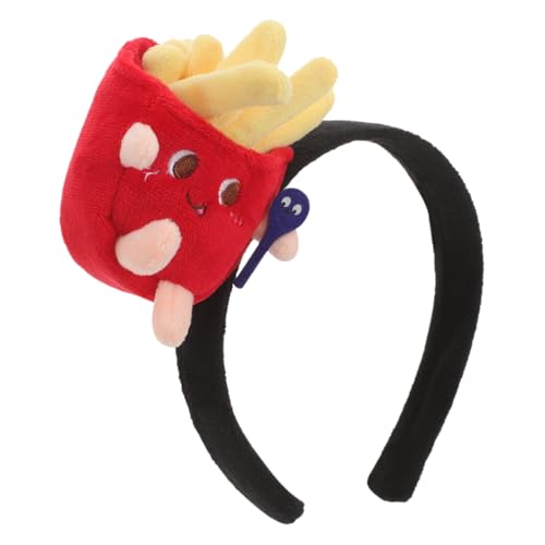 VERDANVERSE Karton Chips Stirnband für Erwachsene Lustiges Accessoire für Partys und Kostüme Strapazierfähiges Haarband für Themenveranstaltungen und Geburtstagsfeiern von VERDANVERSE