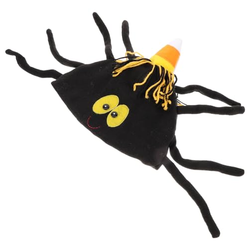 VERDANVERSE Karton Spinnen Hut Lustiger Halloween Party Hut für Erwachsene und Weicher Bequemer Kopfschmuck für Kostüme und Festlichkeiten von VERDANVERSE