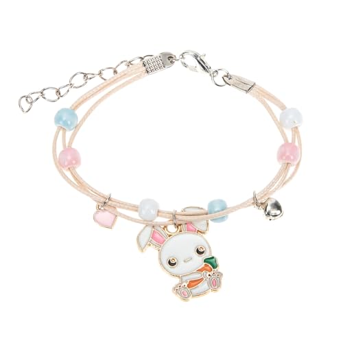 VERDANVERSE Kawaii Cartoon Hase Armband für Mädchen Verstellbares Schmuckstück für Modisches für Freundinnen und Tochter Kinderfreundliches Design für Schule und Freizeit von VERDANVERSE