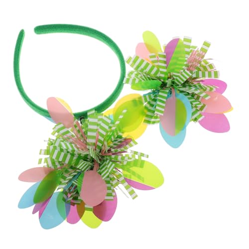 VERDANVERSE Kernwort Bunte Pom Pom Osterparty-haarband Gestreiftes Design Funktion Vielseitige Kopfbedeckung Für Feiern Szene Für Osterfeiern Und Festlichkeiten Neuer Titel Buntes von VERDANVERSE